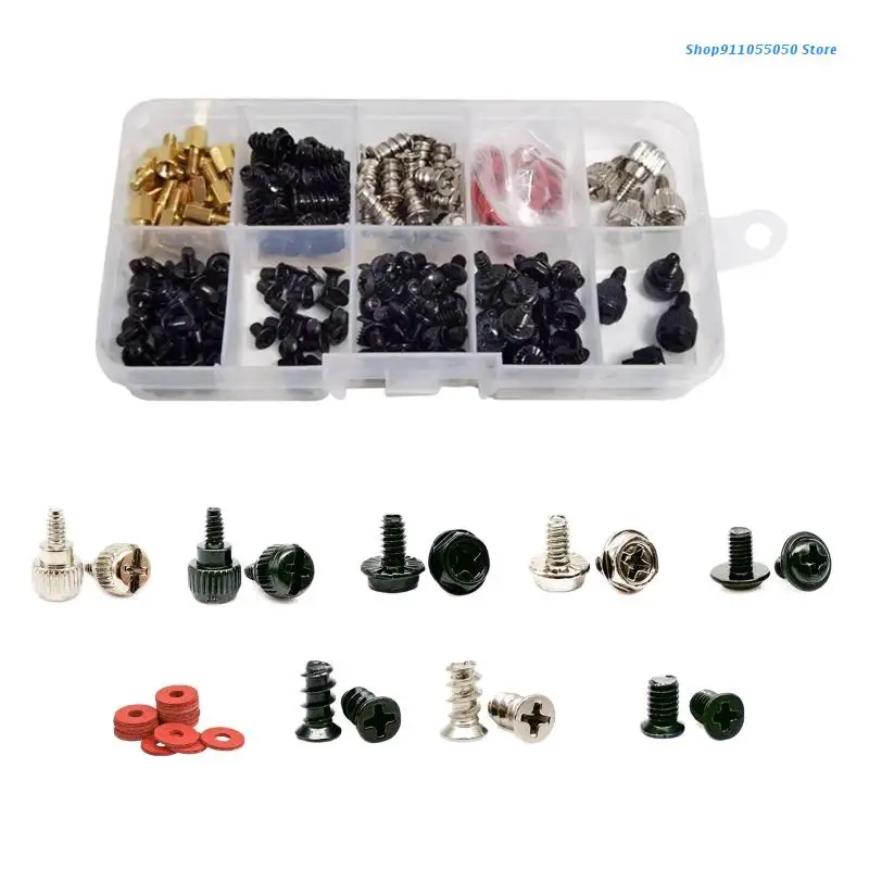 C5AB Desktop PC Case Motherboard Screws Washers Copper Pillars Gaskets Combination Set 114PCS/ 220PCS
C5AB Desktop PC Case Motherboard Screws Washers Copper Pillars Gaskets Combination Set 114PCS/ 220PCS