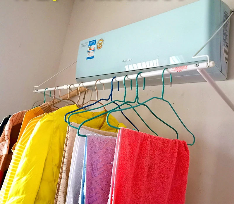 Wonderlife Air conditioning air outlet drying rack household free punching clothes rack drying clothes can be folded
Wonderlife Air conditioning air outlet drying rack household free punching clothes rack drying clothes can be folded
