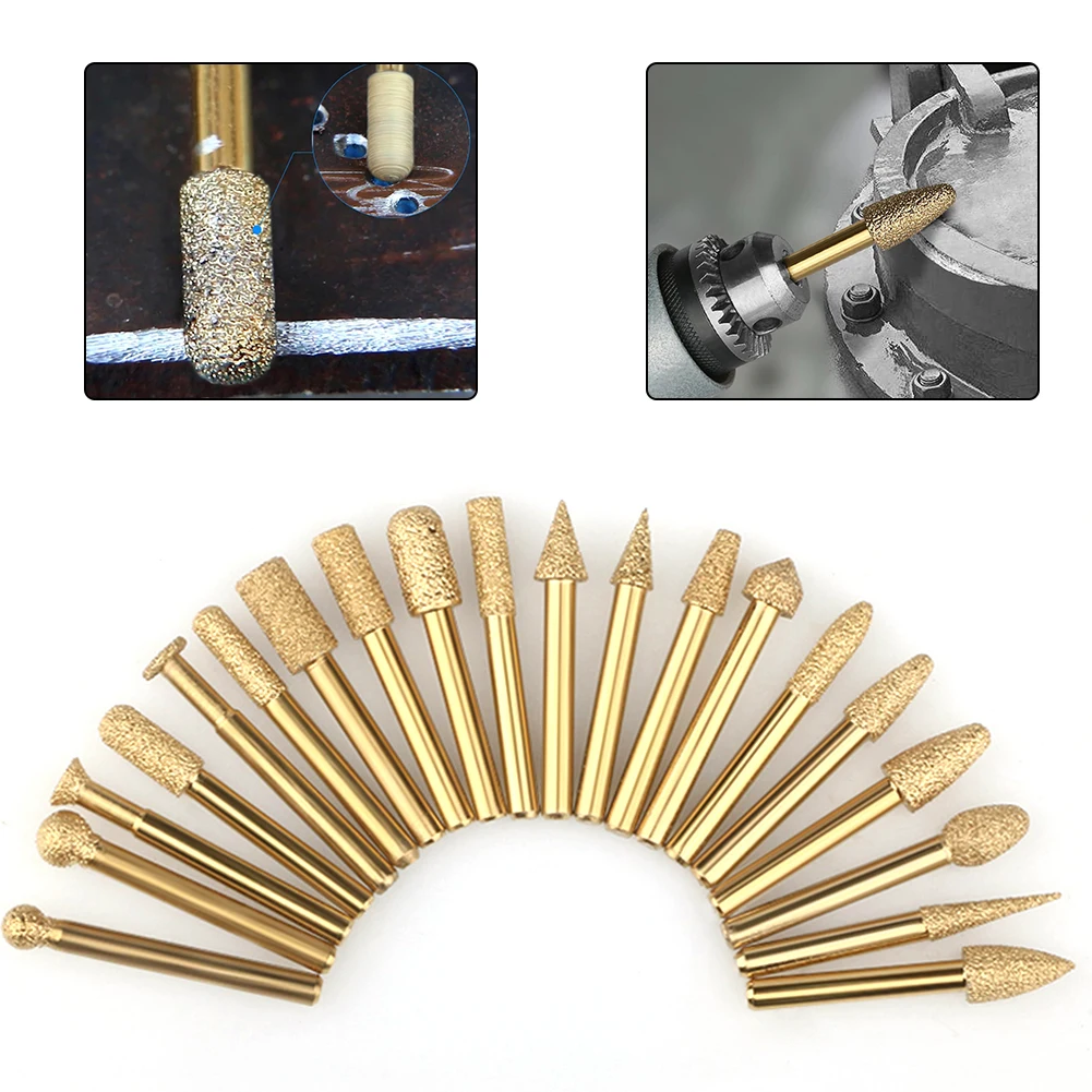 1pc 6mm Shank Vacuum Brazed Diamond Burr Heads Grinding Rotary File For Stone Steel For Cast Iron Iron Plate Stainless Steel
1pc 6mm Shank Vacuum Brazed Diamond Burr Heads Grinding Rotary File For Stone Steel For Cast Iron Iron Plate Stainless Steel