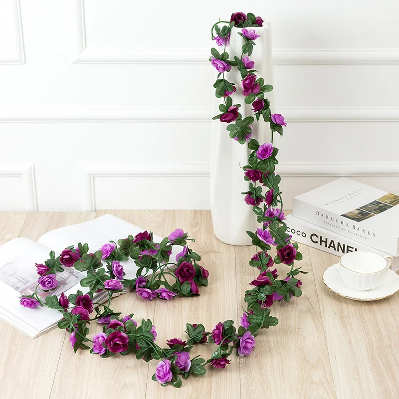 1 Pack 8.2FT Artificial Rose Flower Vine Plants for Wedding Home Party Garden Craft Art Decorations Autumn Faux Silk Fake Flower
1 Pack 8.2FT Artificial Rose Flower Vine Plants for Wedding Home Party Garden Craft Art Decorations Autumn Faux Silk Fake Flower