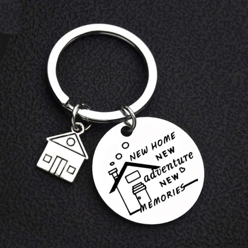 New Home New Adventures Lover Family Stainless Steel Keyring Key Chain Women Man Jewelry Accessories Pendant Gifts Fashion
New Home New Adventures Lover Family Stainless Steel Keyring Key Chain Women Man Jewelry Accessories Pendant Gifts Fashion