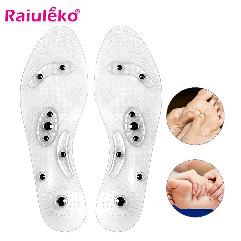 

Unisex Magnetic Massage Insoles Foot Acupressure Shoe Pad Therapy Insoles for Weight Loss Promote Blood Circulation Feet massage