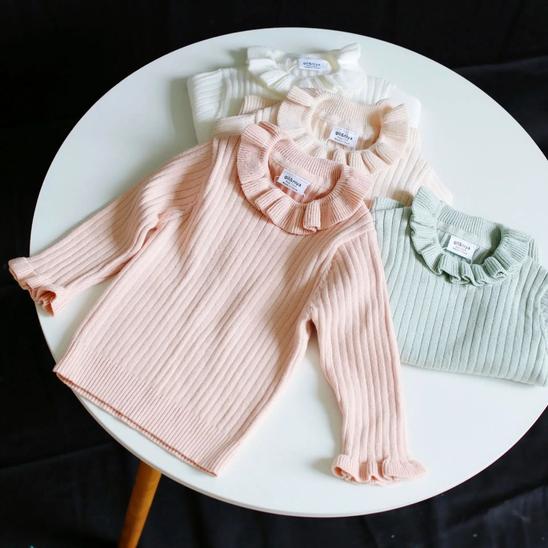 Autumn Winter New Baby Girls Turtleneck Sweater Solid Kids Knit Shirts For Girls Bottoming Tops Soft Cotton Children Knitwear
Autumn Winter New Baby Girls Turtleneck Sweater Solid Kids Knit Shirts For Girls Bottoming Tops Soft Cotton Children Knitwear