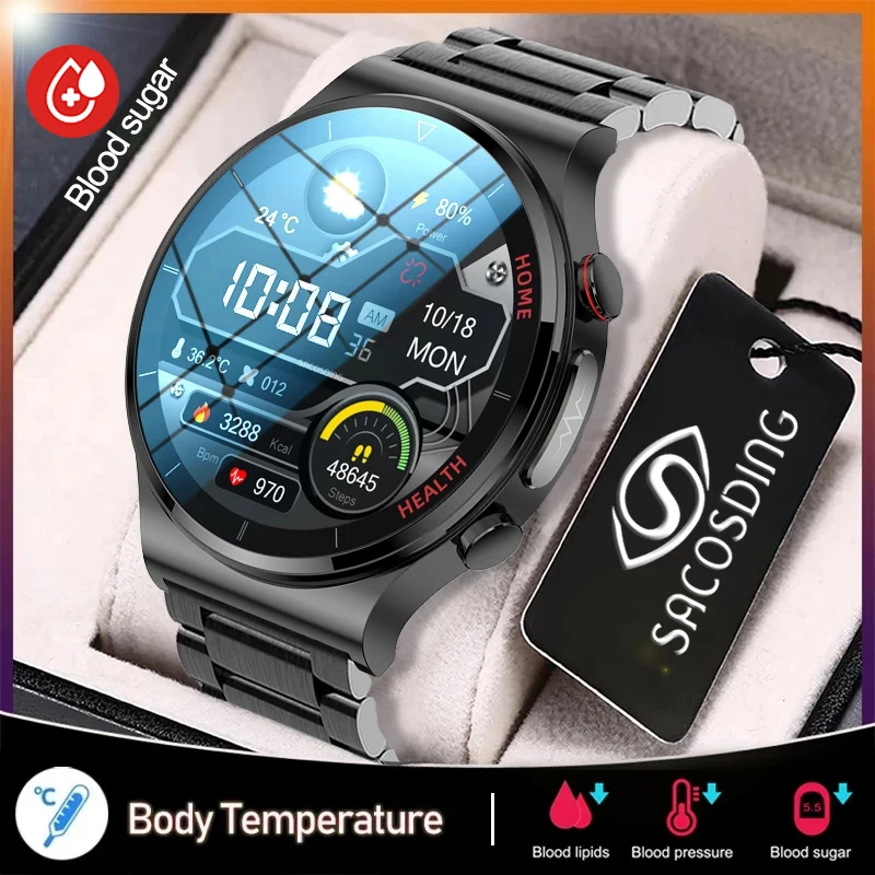2023 Laser Treatment Three High Smart Watch Men ECG PPG Heart Rate Blood Pressure Health Tracker Smart Watch For Huawei Xiaomi
2023 Laser Treatment Three High Smart Watch Men ECG PPG Heart Rate Blood Pressure Health Tracker Smart Watch For Huawei Xiaomi