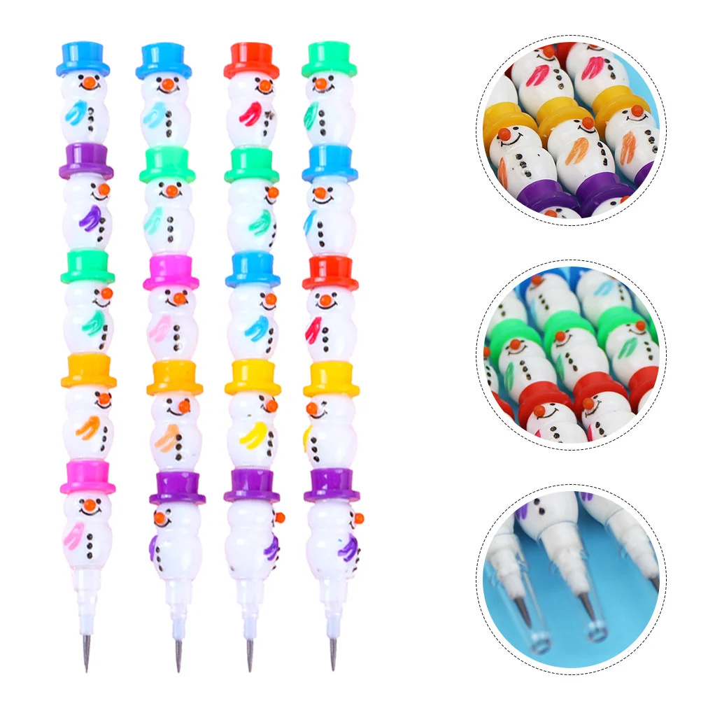 5 Pcs Snowman Stacking Pencils Funny Portable Party Favors Writing Stationery Wood Student
5 Pcs Snowman Stacking Pencils Funny Portable Party Favors Writing Stationery Wood Student