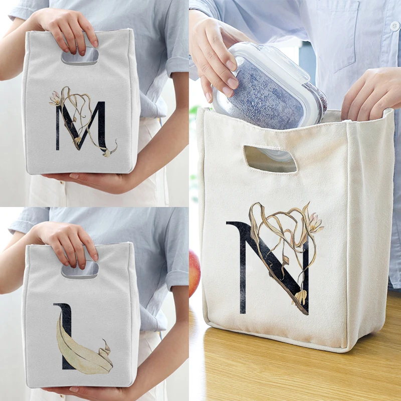 Insulated Lunch Bag Simple Letter Print Lunch Bag Female Lunch Food Box Bag Fashion Insulated Thermal Food Picnic Lunch Box
Insulated Lunch Bag Simple Letter Print Lunch Bag Female Lunch Food Box Bag Fashion Insulated Thermal Food Picnic Lunch Box