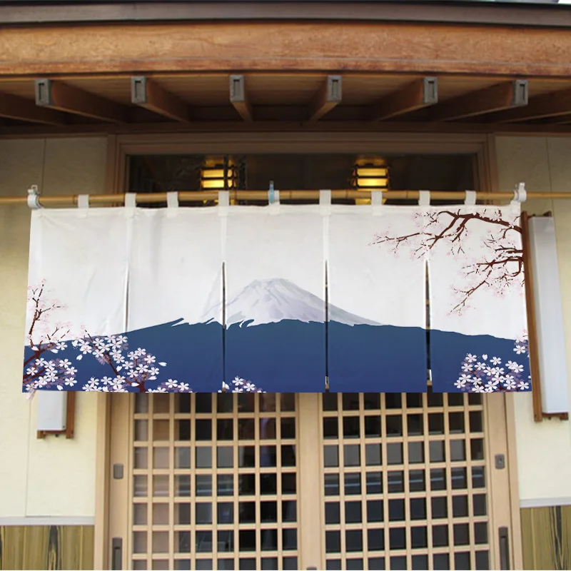 

Japanese-style Horizontal Curtain Cuisine Restaurant Sushi Restaurant Pub Door Curtain Izakaya Decorated With Thick Cotton