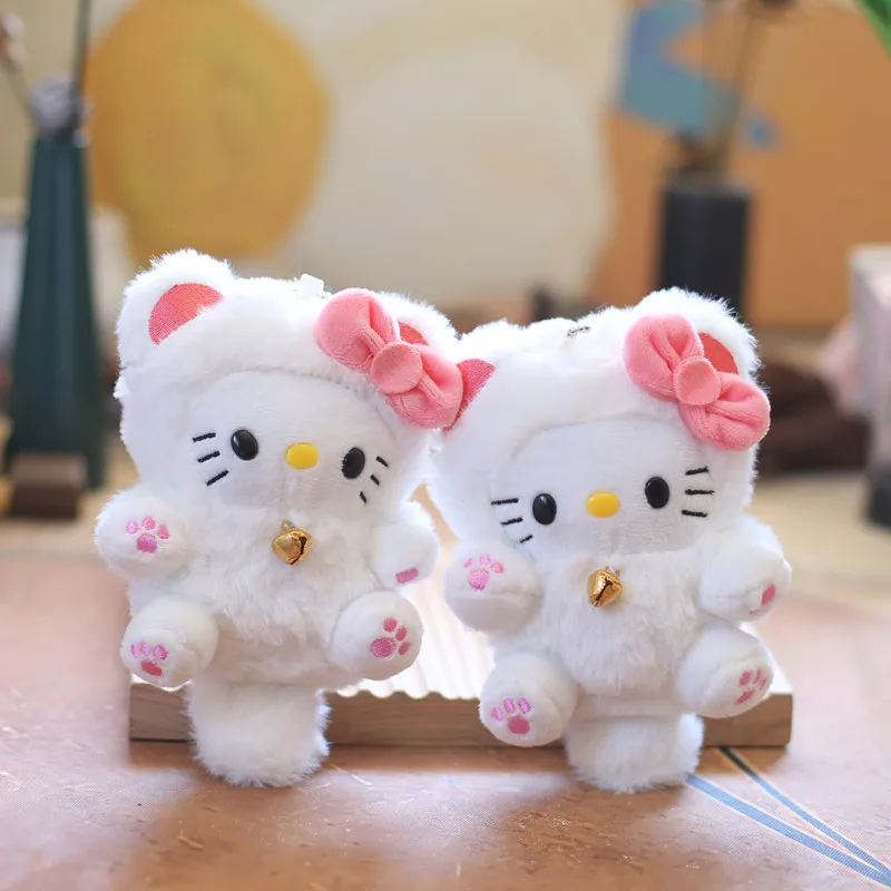 Anime Kawaii Sanrio Hello Kitty Cute Cartoon Plush Toy Doll Pendant Fashion New Bag Pendant Key Chain Pendant Gift for Friends
Anime Kawaii Sanrio Hello Kitty Cute Cartoon Plush Toy Doll Pendant Fashion New Bag Pendant Key Chain Pendant Gift for Friends