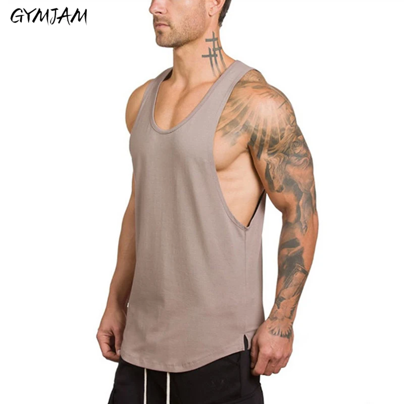 Summer new cotton men's vest jogger muscle fitness men's sportswear running workout solid color bodybuilding top
Summer new cotton men's vest jogger muscle fitness men's sportswear running workout solid color bodybuilding top
