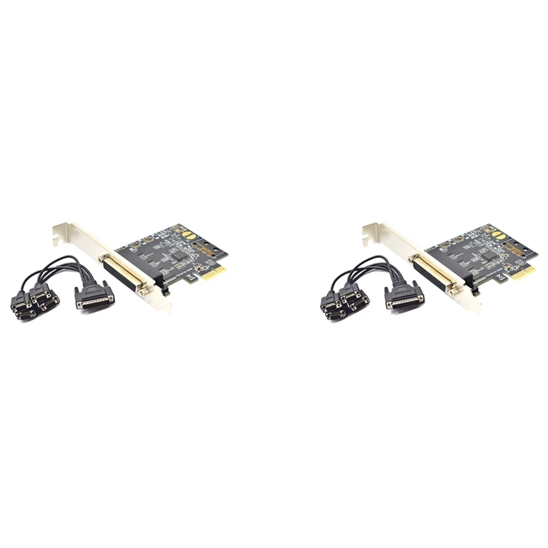 2X PCI-E Serial Port Card Pcie To 4 Serial Port RS232 9-Pin Industrial Control 4-Port Expansion Card AX99100 With Cable
2X PCI-E Serial Port Card Pcie To 4 Serial Port RS232 9-Pin Industrial Control 4-Port Expansion Card AX99100 With Cable