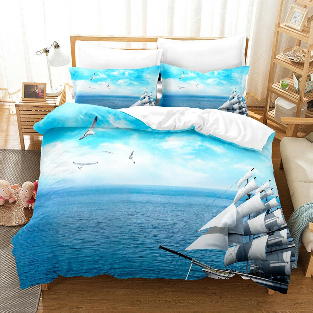 Starblue-hgs, Wave Boat Seagull Duvet Cover Pillowcase Set Twin Queen Bedding Fighting Anime Quilt Cover Pillowcase Set
Starblue-hgs, Wave Boat Seagull Duvet Cover Pillowcase Set Twin Queen Bedding Fighting Anime Quilt Cover Pillowcase Set