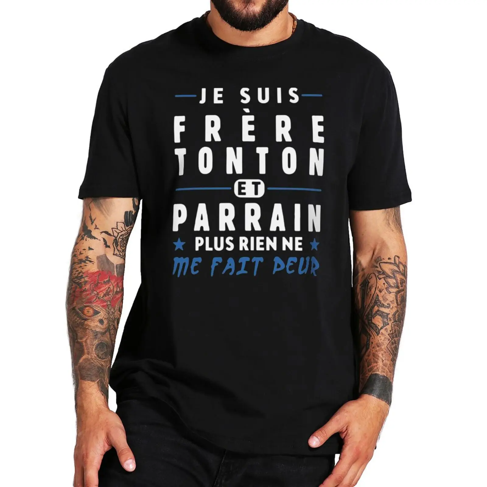 I Am brother Uncle And Godfather Nothing Scares Me Anymore T Shirt Funny Gift Tshirts Premium Soft 100% Cotton T-shirts EU Size
I Am brother Uncle And Godfather Nothing Scares Me Anymore T Shirt Funny Gift Tshirts Premium Soft 100% Cotton T-shirts EU Size