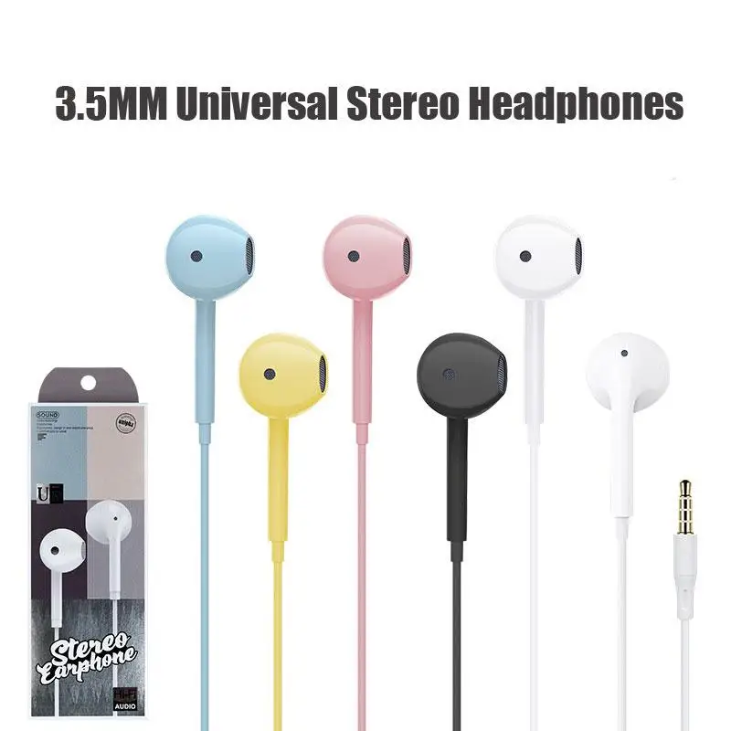 3.5mm Wire-controlled Earphone Headset With Microphone In-line Subwoofer Music Earbuds Hands-free Calling Ergonomic Headphone
3.5mm Wire-controlled Earphone Headset With Microphone In-line Subwoofer Music Earbuds Hands-free Calling Ergonomic Headphone