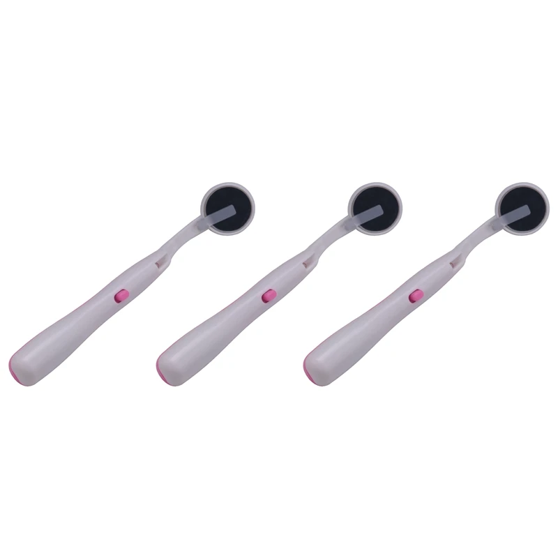 3 Pc LED Light Teeth Oral Mirror Super Bright Mouth Mirror Illuminated Tooth Care Tool Oral Hygiene Machine Pink
3 Pc LED Light Teeth Oral Mirror Super Bright Mouth Mirror Illuminated Tooth Care Tool Oral Hygiene Machine Pink