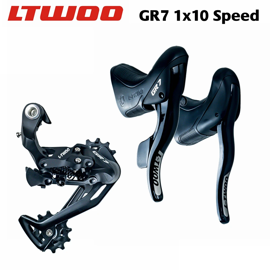 LTWOO GR7 1x10 Speed, 10s Road Groupset, R/L Shifter + Rear Derailleurs, gravel-bikes Cyclo-Cross
LTWOO GR7 1x10 Speed, 10s Road Groupset, R/L Shifter + Rear Derailleurs, gravel-bikes Cyclo-Cross