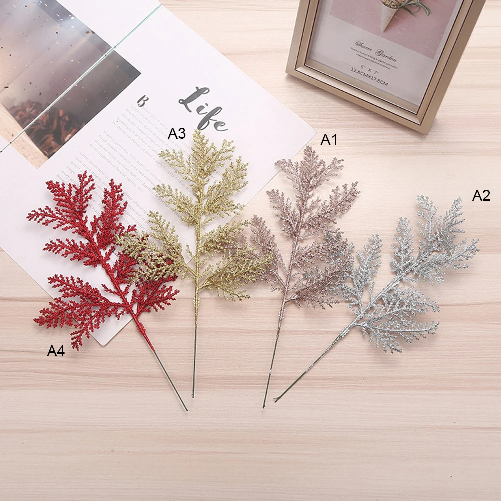 Artificial Plants Pine Branches Christmas Tree Decoration Gold Glittering Sequin Material Home Decor Accessories
Artificial Plants Pine Branches Christmas Tree Decoration Gold Glittering Sequin Material Home Decor Accessories
