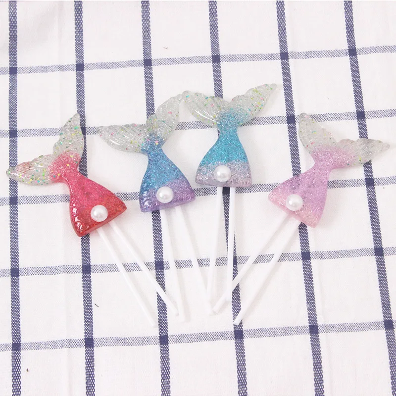 3pcs Mermaid Fish Tail Cake Topper Birthday Party Resin Wedding Cake Decoration Kids Baby Shower Boy or Girl Topper for Cake
3pcs Mermaid Fish Tail Cake Topper Birthday Party Resin Wedding Cake Decoration Kids Baby Shower Boy or Girl Topper for Cake