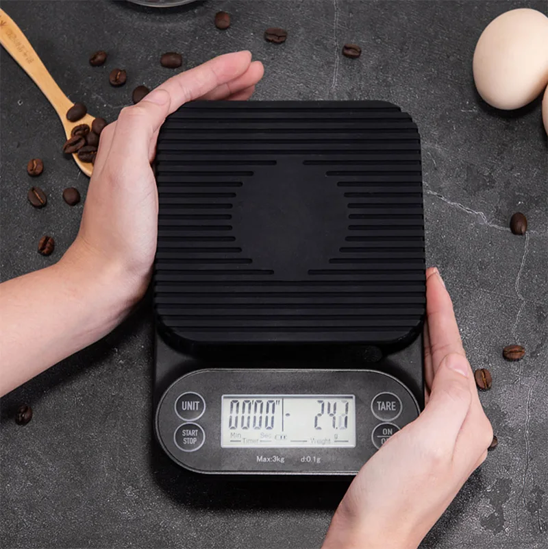 Digital Coffee Scale 3kg/0.1g High Precision Baked Cooking Food Gram Kitchen Scales Portable Mini Electronic Balance Weight
Digital Coffee Scale 3kg/0.1g High Precision Baked Cooking Food Gram Kitchen Scales Portable Mini Electronic Balance Weight