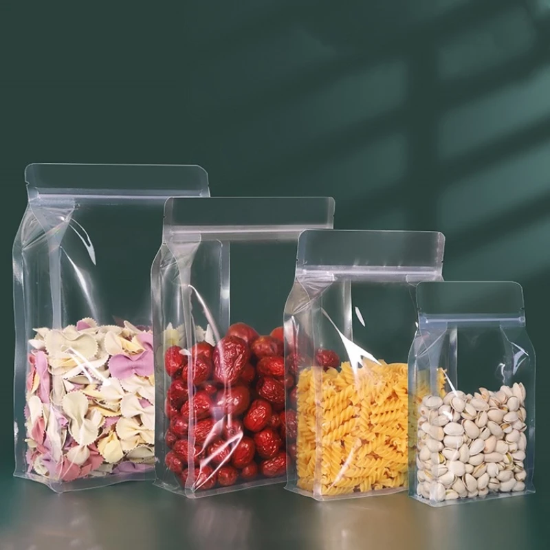 50PcsLot Transparent Eight Side Seal Food Package Bag Stand Up Zip Lock Reusable Reclosable Gifts Dried Fruits Nuts Snacks Candy
50PcsLot Transparent Eight Side Seal Food Package Bag Stand Up Zip Lock Reusable Reclosable Gifts Dried Fruits Nuts Snacks Candy