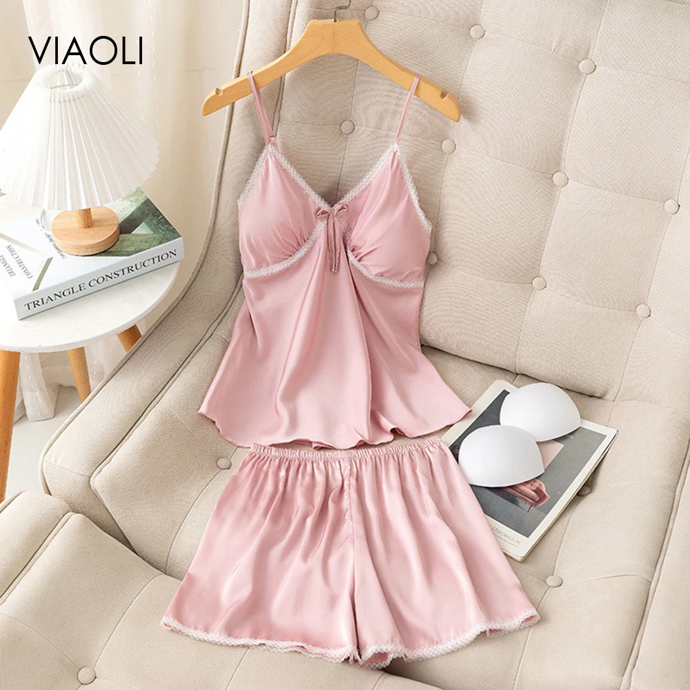 Женский пижамный комплект на бретельках + шорты, короткая ночная рубашка без рукавов, одежда для сна, шорты, ночная рубашка, Женская Повседневная Домашняя одежда с подкладкой
Женский пижамный комплект на бретельках + шорты, короткая ночная рубашка без рукавов, одежда для сна, шорты, ночная рубашка, Женская Повседневная Домашняя одежда с подкладкой