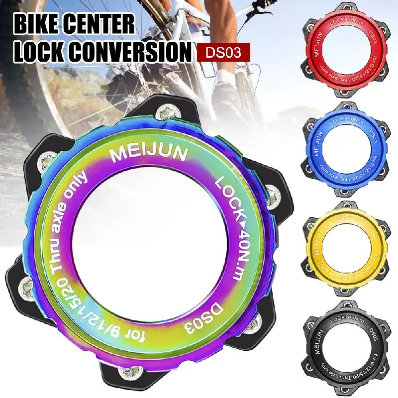 NEW Bike Centerlock To 6-Hole Adapter Mountain Bike Hub Center Lock Conversion 6 Bolt Disc Brake Rotor Cycling Accessoires HOT
NEW Bike Centerlock To 6-Hole Adapter Mountain Bike Hub Center Lock Conversion 6 Bolt Disc Brake Rotor Cycling Accessoires HOT