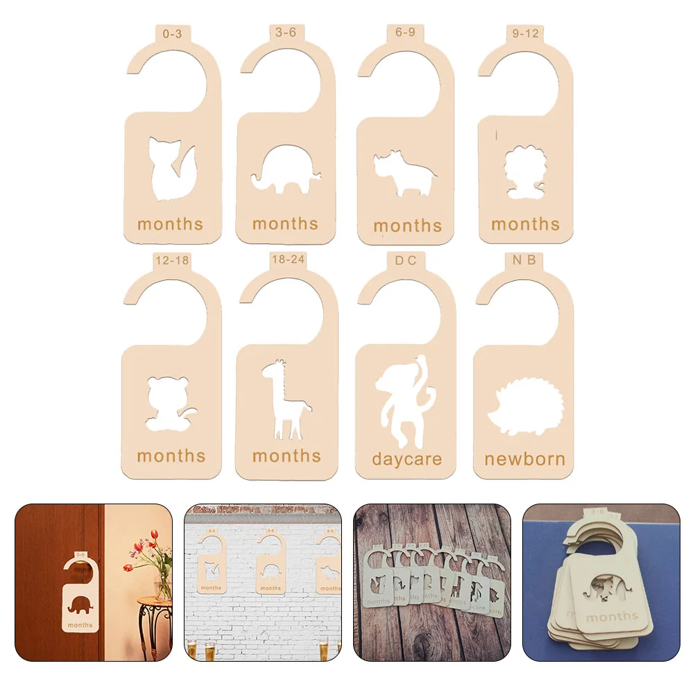 8Pcs Hanger Dividers Hanger Separators Infant Wardrobe Divider Wood Baby Closet Divider Baby Clothes Size Organizer 
8Pcs Hanger Dividers Hanger Separators Infant Wardrobe Divider Wood Baby Closet Divider Baby Clothes Size Organizer