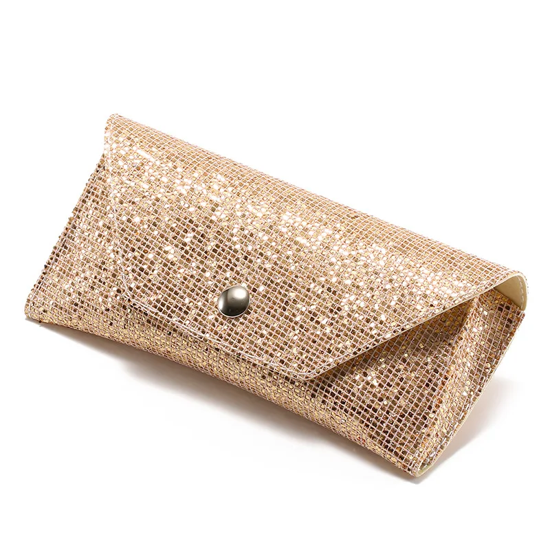 Shining Sequins Soft Leather Glasses Case Men Women Sunglasses Myopia Glasses Storage Boxes Anti-pressure Eyeglasses Bag Eyewear
Shining Sequins Soft Leather Glasses Case Men Women Sunglasses Myopia Glasses Storage Boxes Anti-pressure Eyeglasses Bag Eyewear