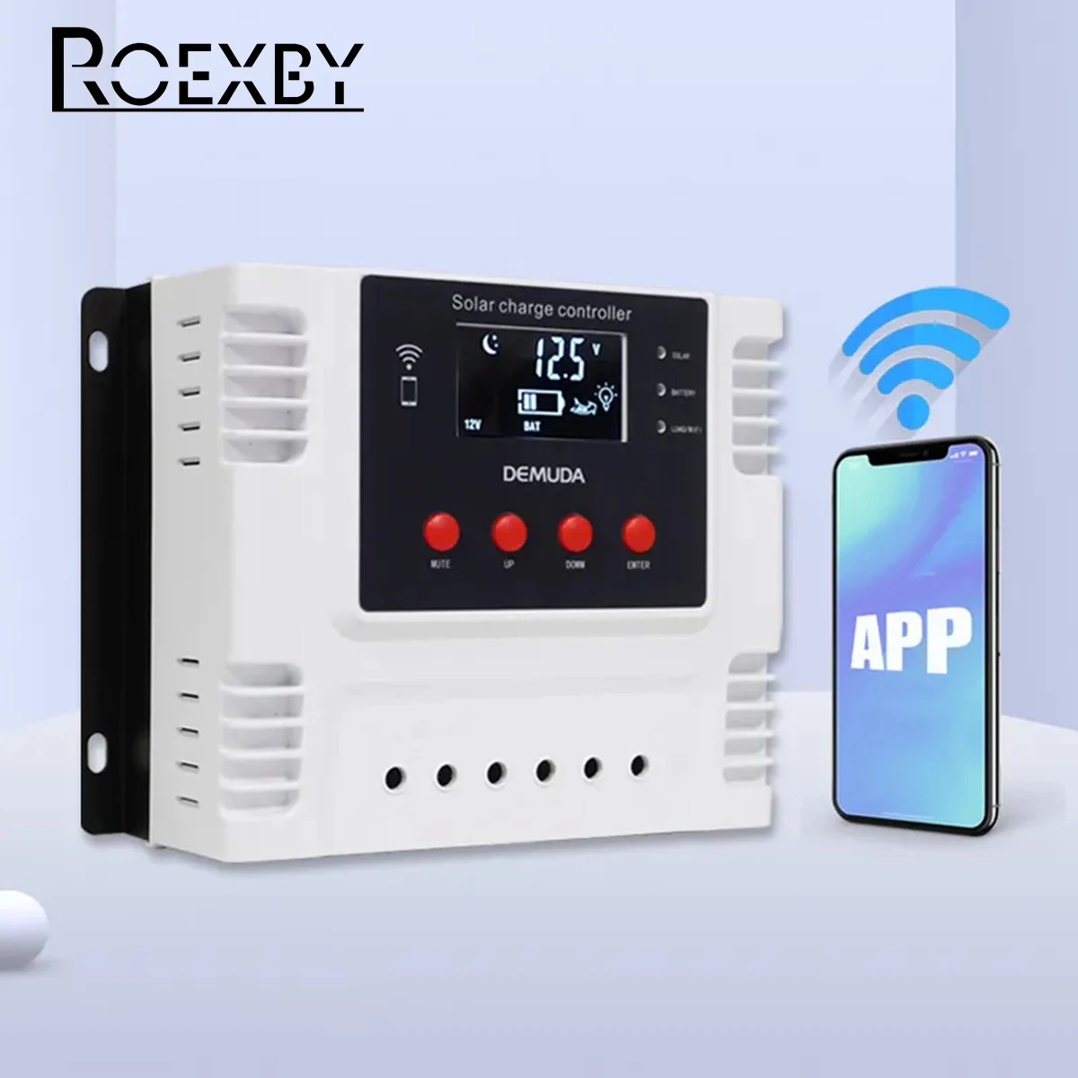 Smart Solar Charge Controller with WiFi App Control for 12V/24V/48V 10A 20A 30A 40A 50A 60A Lithium and Lead-Acid Batteries 
Smart Solar Charge Controller with WiFi App Control for 12V/24V/48V 10A 20A 30A 40A 50A 60A Lithium and Lead-Acid Batteries