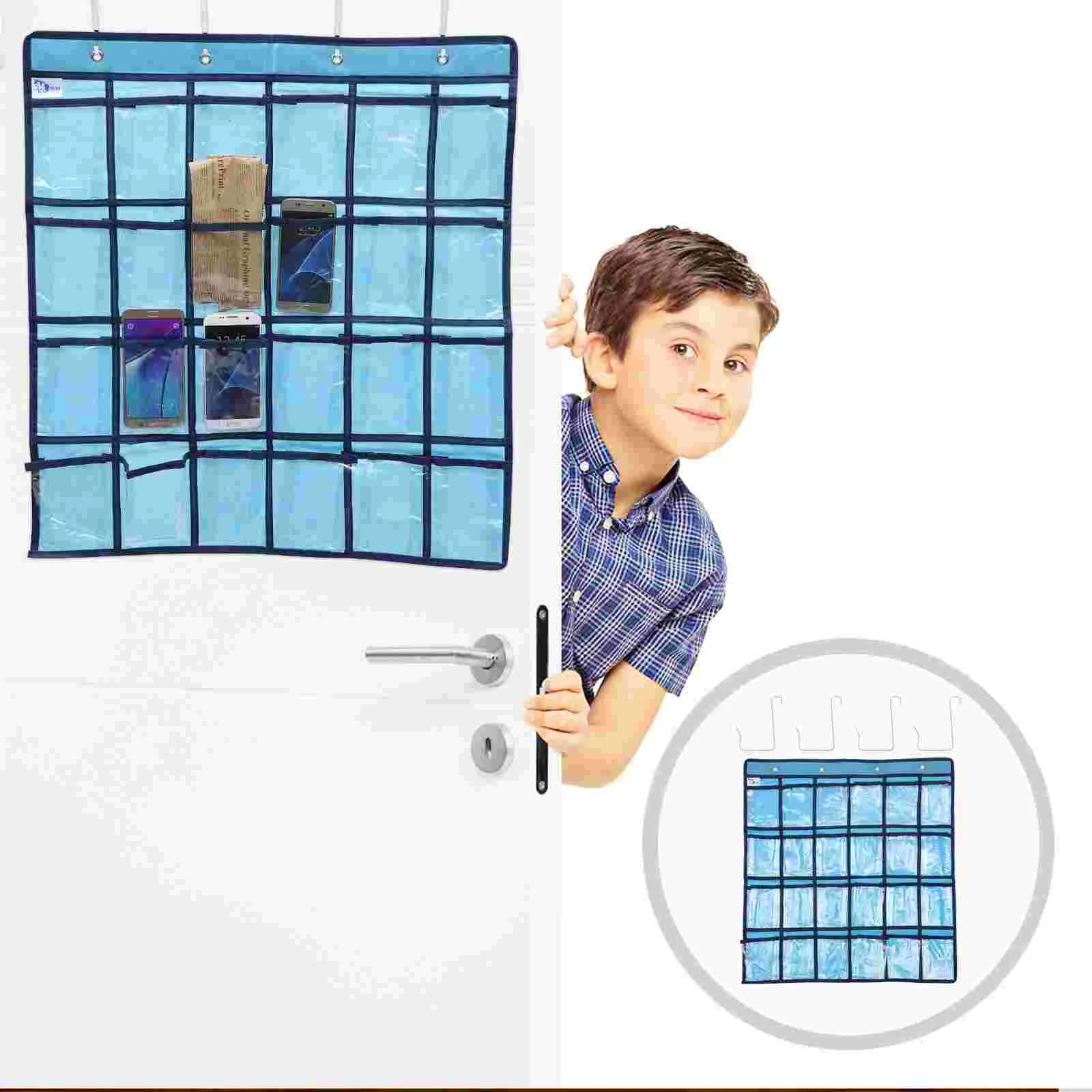 24 Pocket Mobile Phone Bag Cell Phones Hanging Organizer Chart Toiletries Non-woven Clear Storage Bags Holder The Door
24 Pocket Mobile Phone Bag Cell Phones Hanging Organizer Chart Toiletries Non-woven Clear Storage Bags Holder The Door