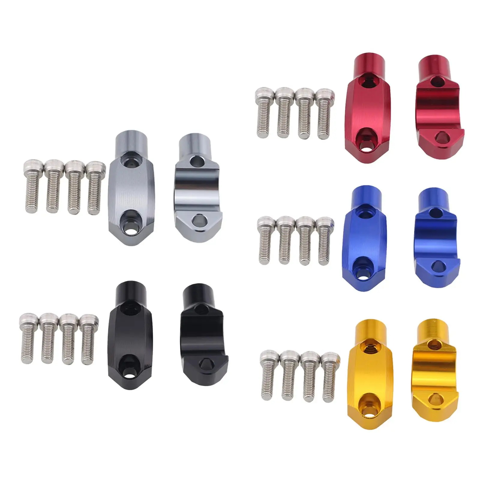 Handlebar Mirror Mount Holder Clamp 22mm Brake Clutch Master Cylinder Mount Bracket Fits for Honda Crf 250x 230F 450R for Suzuki
Handlebar Mirror Mount Holder Clamp 22mm Brake Clutch Master Cylinder Mount Bracket Fits for Honda Crf 250x 230F 450R for Suzuki