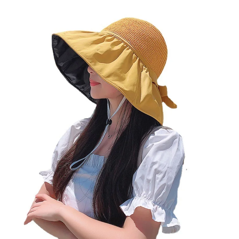 New Sunblock Hat Women's UV Face Visor Fashion Simple Atmosphere Large Brim Fisherman Hat Foldable Sun Hat
New Sunblock Hat Women's UV Face Visor Fashion Simple Atmosphere Large Brim Fisherman Hat Foldable Sun Hat
