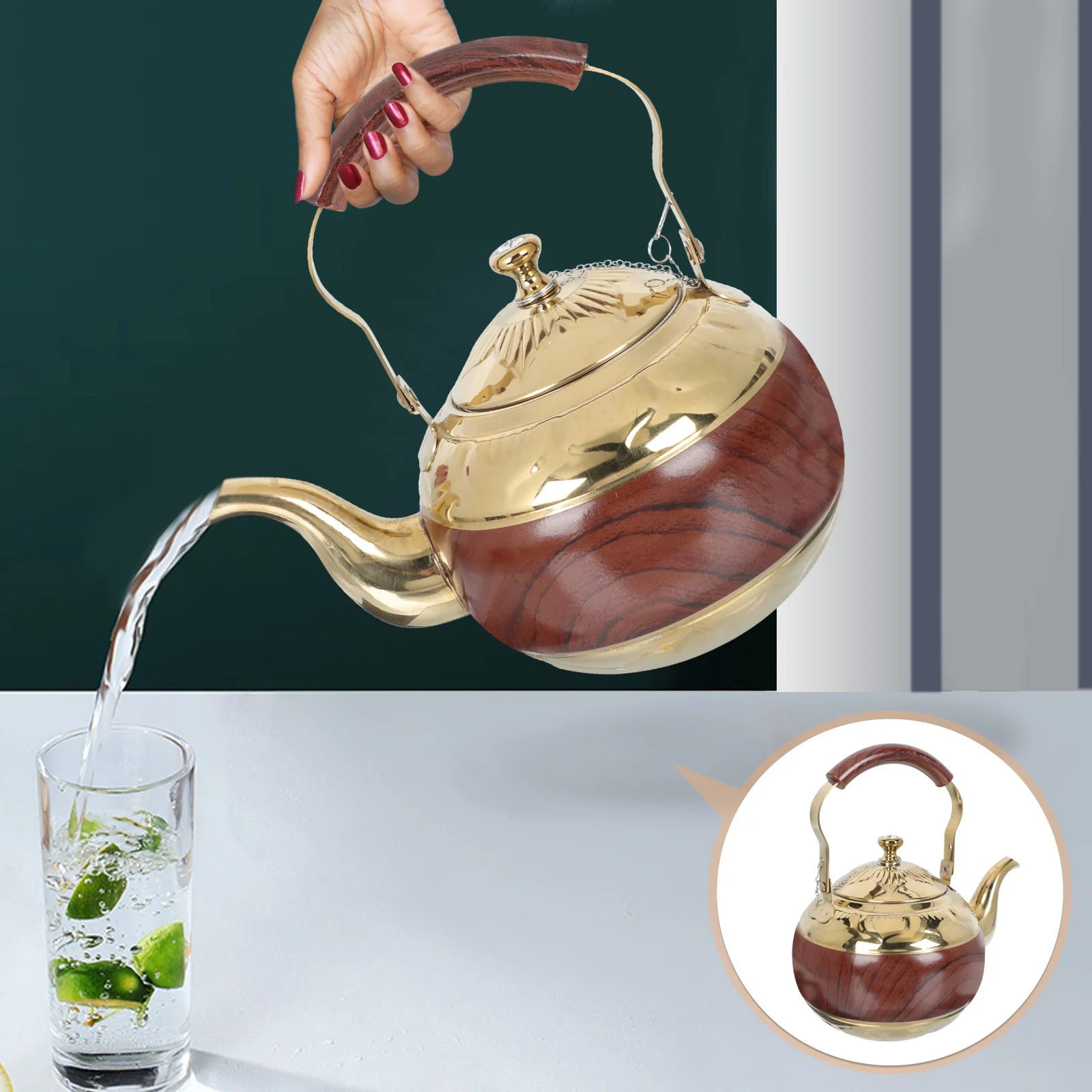 Stainless Steel Kettle Tea Heat-resistant Teapot Holder Hot Stove Metal Heating Handle Water Boiling
Stainless Steel Kettle Tea Heat-resistant Teapot Holder Hot Stove Metal Heating Handle Water Boiling