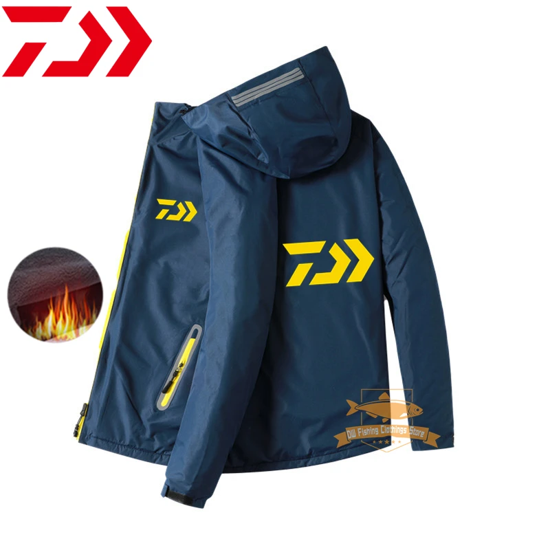 Daiwa Fishing Clothing Men's Winter Waterproof Breathable Plus Velvet Windbreaker Outdoor Sport Mountaineering Fishing Jacket
Daiwa Fishing Clothing Men's Winter Waterproof Breathable Plus Velvet Windbreaker Outdoor Sport Mountaineering Fishing Jacket
