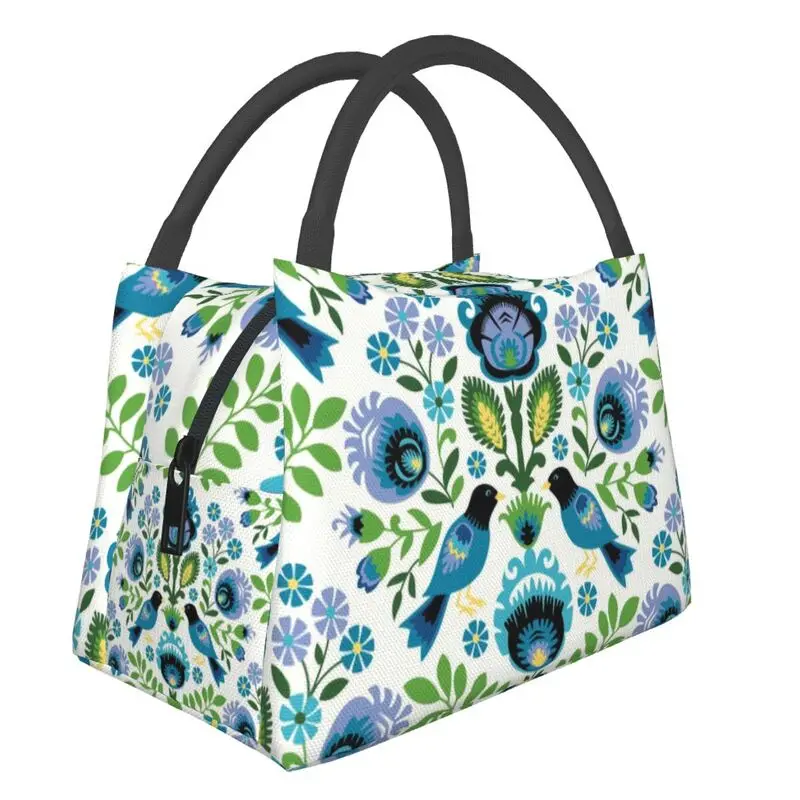 Custom Polish Folk Birds Lunch Bags Women Cooler Thermal Insulated Lunch Box for Office Travel
Custom Polish Folk Birds Lunch Bags Women Cooler Thermal Insulated Lunch Box for Office Travel