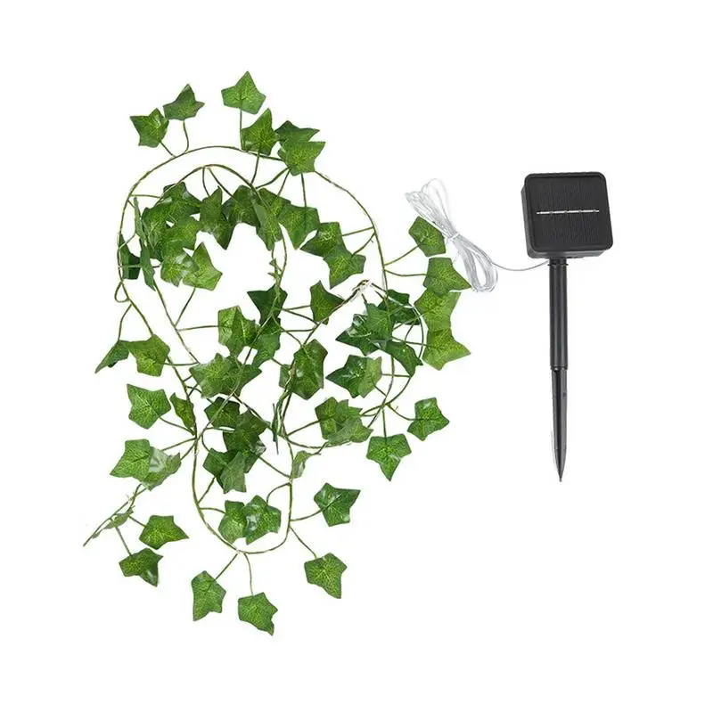 2m 20 LED Solar Lights Artificial Plants Fake Ivy Leaves Garland Greenery Vine Hanging Outdoor Lamp Holiday Party Wedding Decor
2m 20 LED Solar Lights Artificial Plants Fake Ivy Leaves Garland Greenery Vine Hanging Outdoor Lamp Holiday Party Wedding Decor