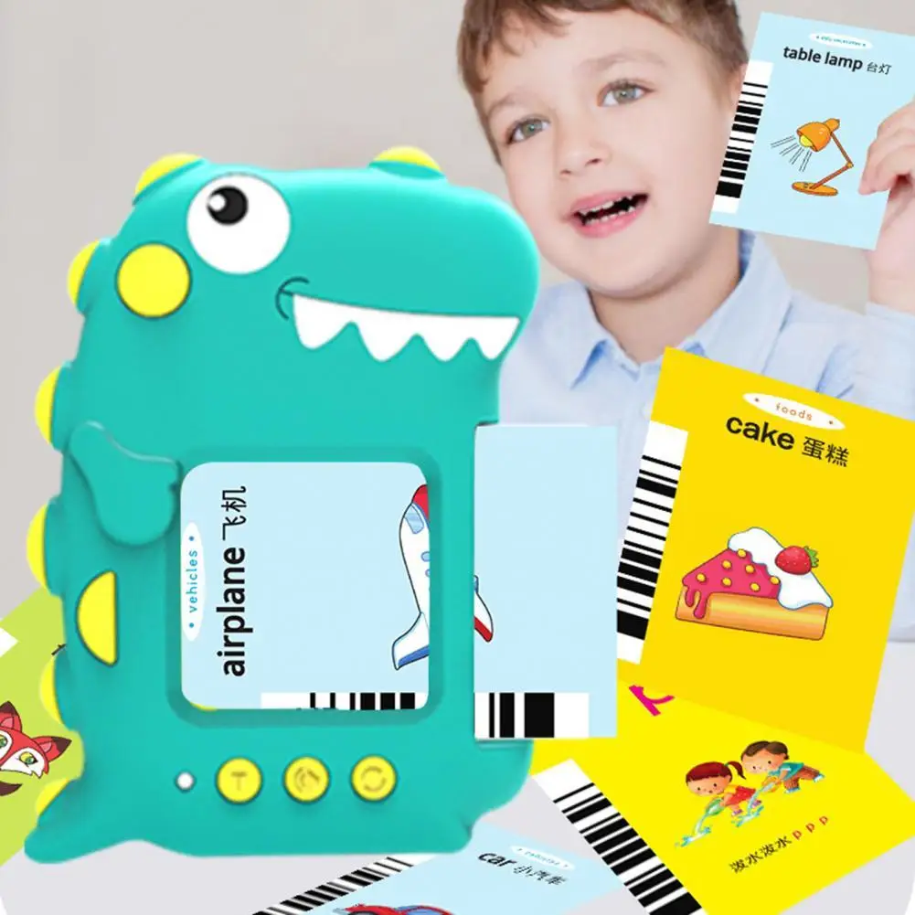 1 Set Card Read Machine Funny Illustrations Educational ABS Creative Dinosaur Shape Words Learning Toy for Preschool
1 Set Card Read Machine Funny Illustrations Educational ABS Creative Dinosaur Shape Words Learning Toy for Preschool