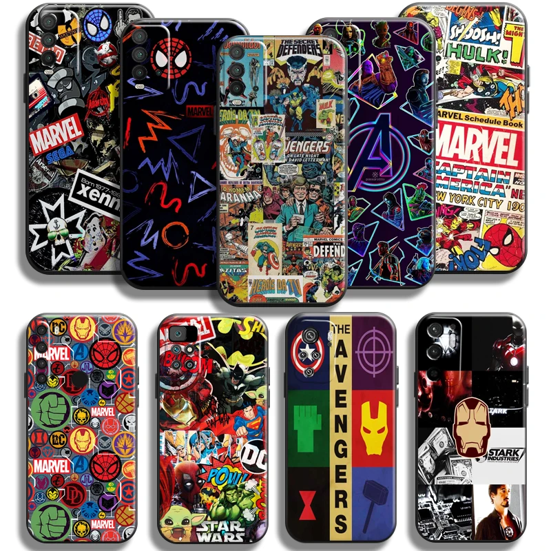 Marvel Avengers Logo Phone Case For Xiaomi Redmi Note 9 9T 9S 9 Pro Case For Redmi Note 9 5G Funda Carcasa Liquid Silicon
Marvel Avengers Logo Phone Case For Xiaomi Redmi Note 9 9T 9S 9 Pro Case For Redmi Note 9 5G Funda Carcasa Liquid Silicon