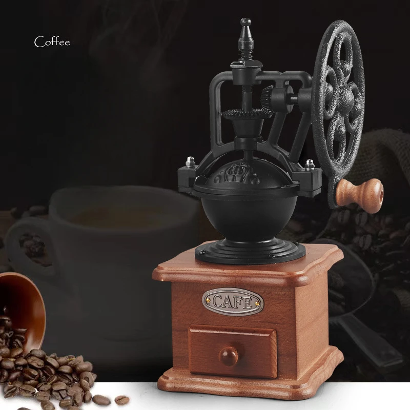 Vintage Metal Rocker Coffee Grinder Hand Grinder Bean Grinder Household Portable Ceramic Core Manual Coffee Grinder
Vintage Metal Rocker Coffee Grinder Hand Grinder Bean Grinder Household Portable Ceramic Core Manual Coffee Grinder