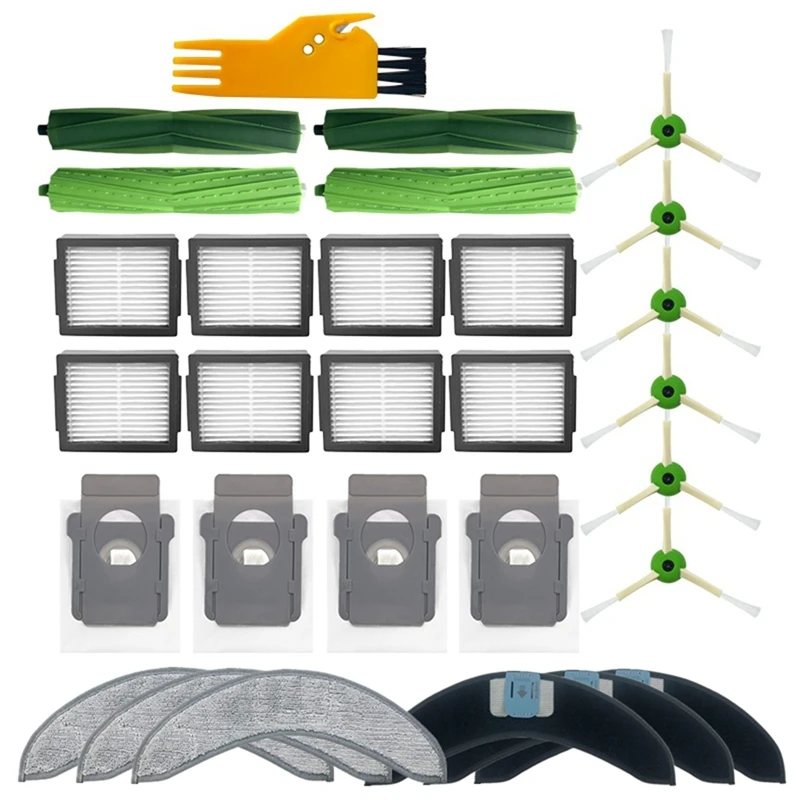 Brush Hepa Filter Side Brush Mop Cloth Dust Bag Replacement Spare Parts For Irobot Roomba Combo J7+ Vacuum Cleaner
Brush Hepa Filter Side Brush Mop Cloth Dust Bag Replacement Spare Parts For Irobot Roomba Combo J7+ Vacuum Cleaner