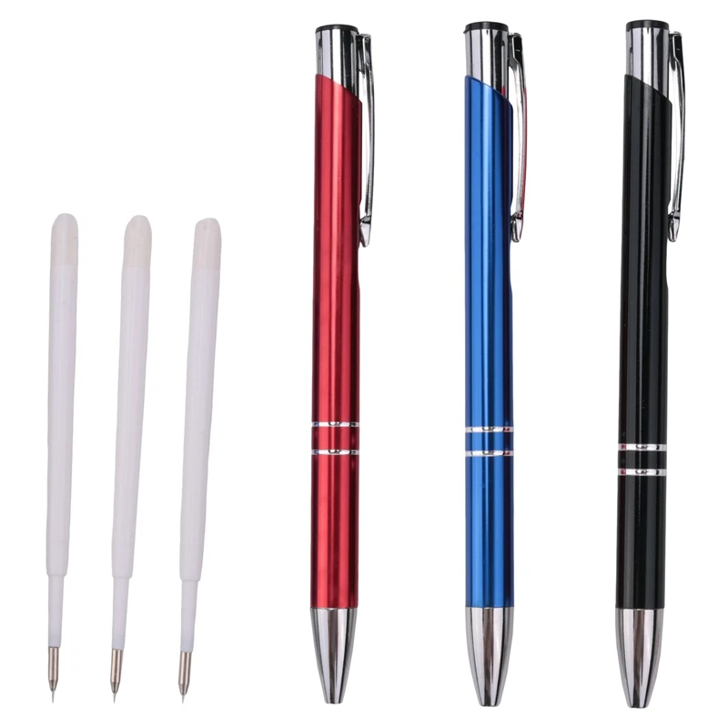Spot Goods 3 Pieces Air Release Weeding Tool Pen Air-Release Pen Retractable Vinyl Tool Pen With Replace Refill For HTV Vinyl Cr
Spot Goods 3 Pieces Air Release Weeding Tool Pen Air-Release Pen Retractable Vinyl Tool Pen With Replace Refill For HTV Vinyl Cr