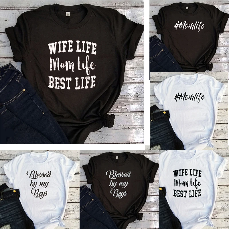 Mom Life Print Women Summer T-shirts Harajuku Tees Female Short Sleeve 2022 Mother's Day Gift Aesthetic Vintage Tshirts Tops XXL
Mom Life Print Women Summer T-shirts Harajuku Tees Female Short Sleeve 2022 Mother's Day Gift Aesthetic Vintage Tshirts Tops XXL