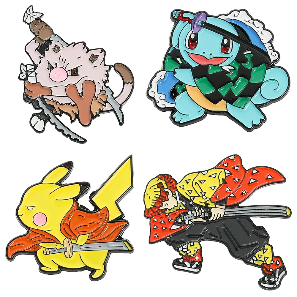 Anime Pikachu Brooch Cosplay Cute Pikachu Squirtle Metal Badge Enamel Brooch Clothing Backpack Pin Decoration Accessories Gifts 
Anime Pikachu Brooch Cosplay Cute Pikachu Squirtle Metal Badge Enamel Brooch Clothing Backpack Pin Decoration Accessories Gifts