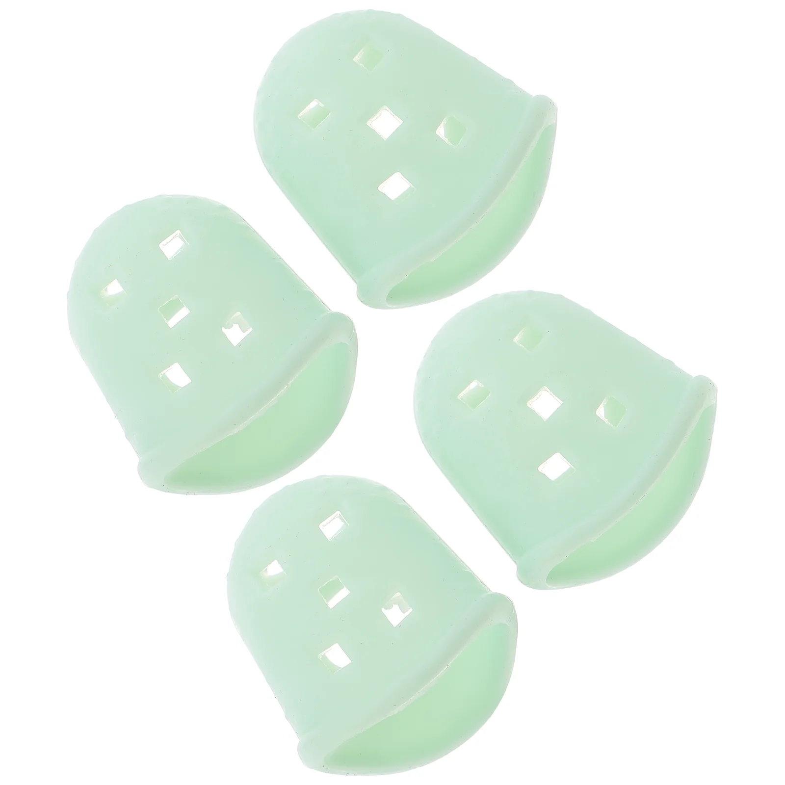 

Kalimba Finger Cots Practice Supplies Silicone Thumb Covers Protectors Fingertip Caps Anti-pain