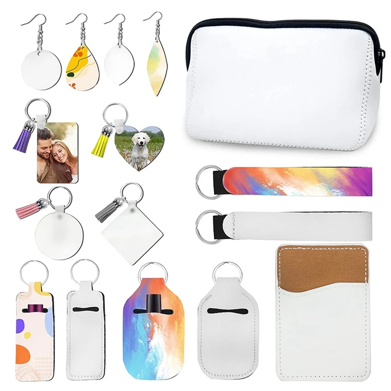 Sublimation Blanks Products, Including Earring, Keychain Blanks, Makeup Bags,DIY Sublimation Heat Transfer Craft
Sublimation Blanks Products, Including Earring, Keychain Blanks, Makeup Bags,DIY Sublimation Heat Transfer Craft