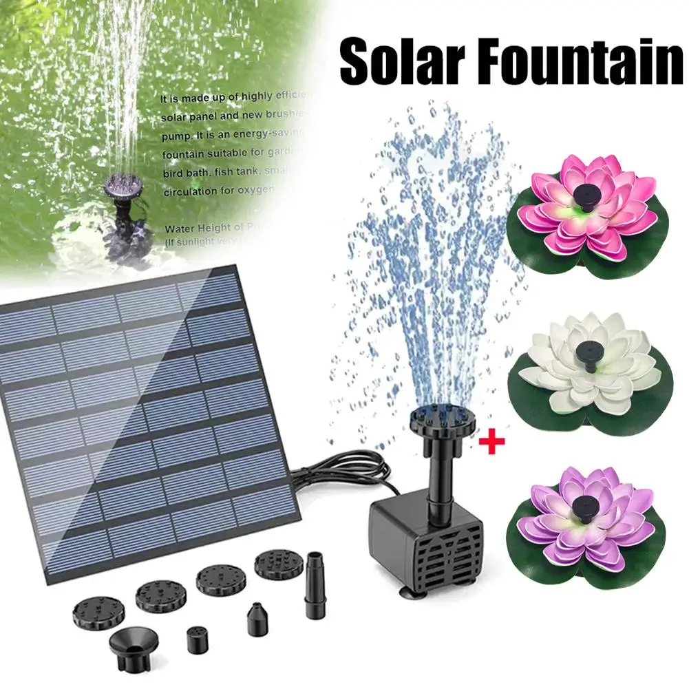 Mini Solar Water Fountain Pool Bird Bath Garden Decor Decoration Garden Solar Tank Waterfall Fish Outdoor Pond Waters Q6B8
Mini Solar Water Fountain Pool Bird Bath Garden Decor Decoration Garden Solar Tank Waterfall Fish Outdoor Pond Waters Q6B8