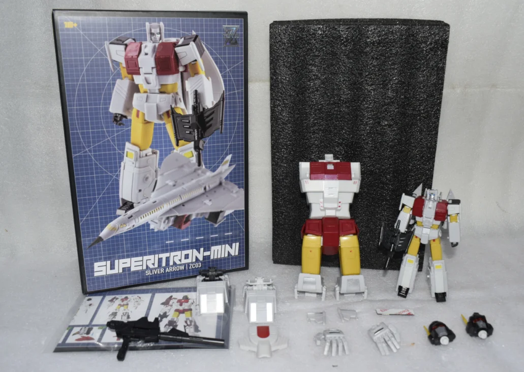 Новая игрушка-трансформер Zeta toys ZETA ZC-03 ZC03, фигурка стрелы серебряного цвета
Новая игрушка-трансформер Zeta toys ZETA ZC-03 ZC03, фигурка стрелы серебряного цвета