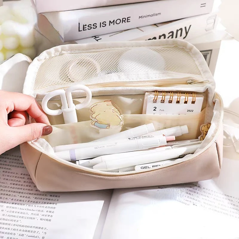 Large Capacity Pencil Bag Stationery Holder Pen Case Student Handheld Pen Case Zipper Pencil Pouch Children School Supplies
Large Capacity Pencil Bag Stationery Holder Pen Case Student Handheld Pen Case Zipper Pencil Pouch Children School Supplies