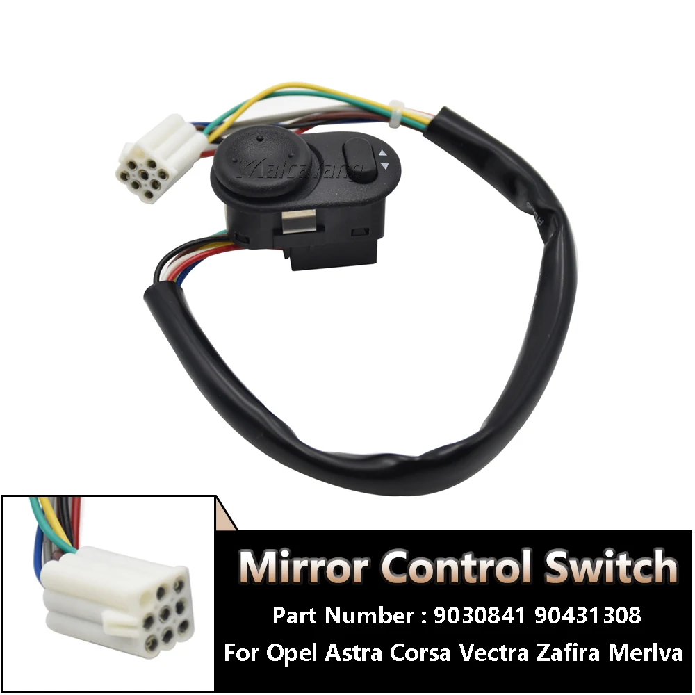 For Opel Astra F 1991-2001/Corsa/Vectra B 1995-2003 /Zafira/Merlva Rear View Mirror Adjustment Control Switch 9030841 90431308
For Opel Astra F 1991-2001/Corsa/Vectra B 1995-2003 /Zafira/Merlva Rear View Mirror Adjustment Control Switch 9030841 90431308