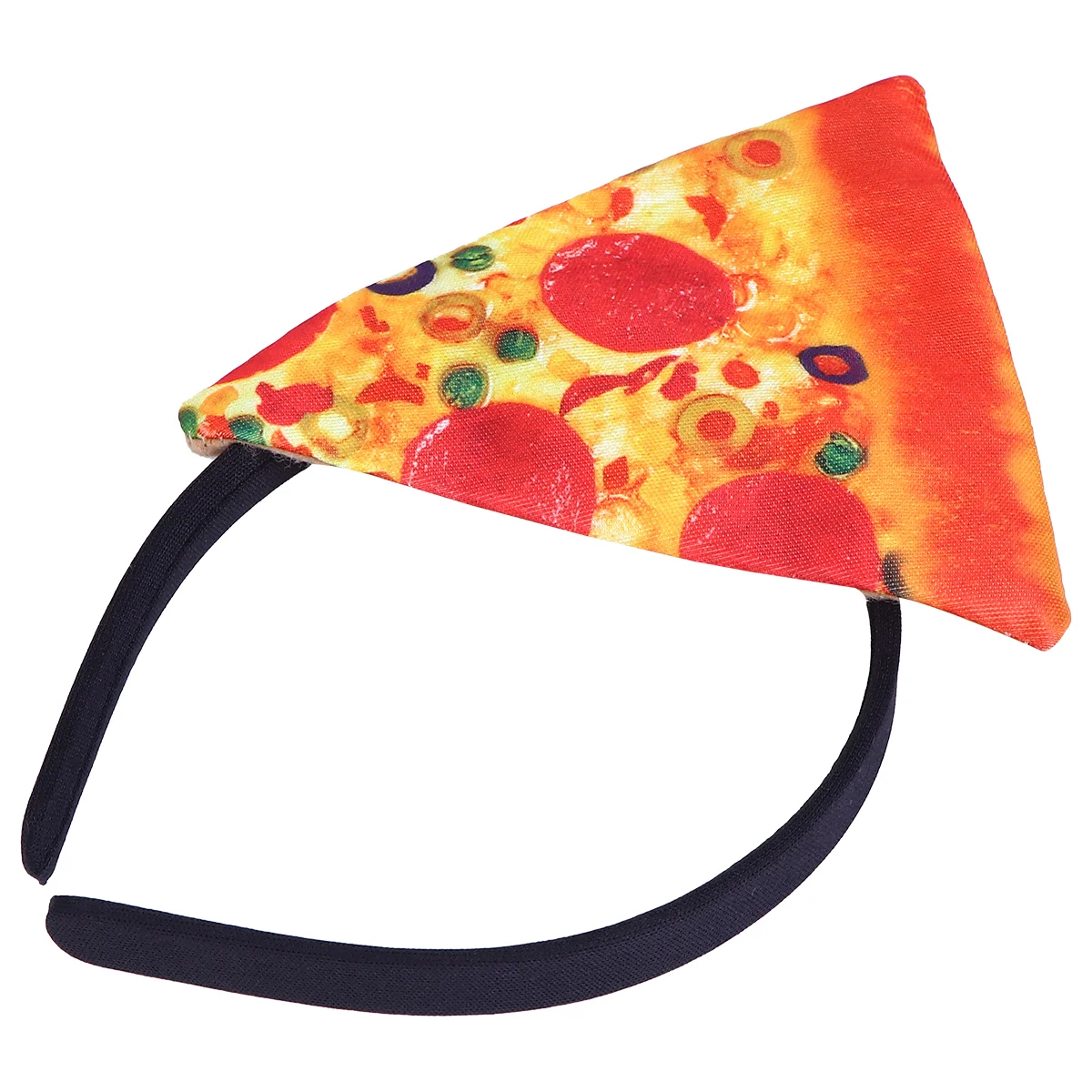 

Pizza Headband Food Hair Halloween Fun Girl Hairband Headpiece Felt Cloth Child Costume Hoop