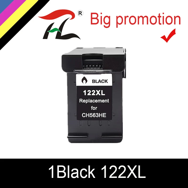 

122XL Black Compatible Ink Cartridge Replacement for HP 122 for Deskjet 1000 1050 1050A 1510 2000 2050 3000 3050